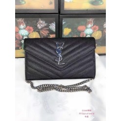 생** 은장 캐비어 체인백