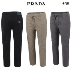 프** 융본딩 바이오워싱 스판 밴드 배기핏 팬츠