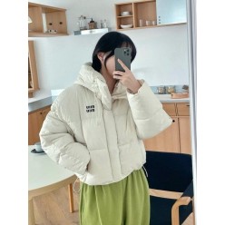 미*** 후드 퀄팅 패딩