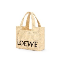 로** 라피아 토트 베이지