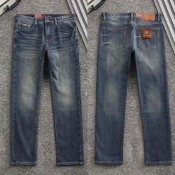 로* 피아나 로고자수 워싱스판 데님진 수입최고급