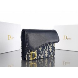 디* 오블리크 새들 플랩 카드지갑 수입