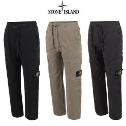 스* 융본딩 스판 미디움와이드 카고 팬츠