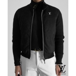 루* 자수로고 헤링턴 덕다운 스웨이드패딩