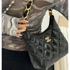 샤* 고급 램스킨 25백 호보백 스몰