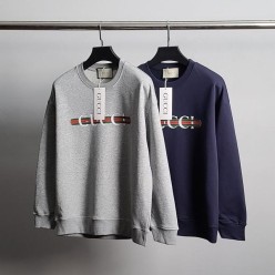 구* 믹스 띠로고 코튼 맨투맨