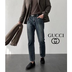 구* 다크블루 테이퍼드 진