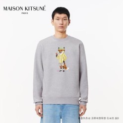 메* 키츠네 크루넥 기모맨투맨 티셔츠 301