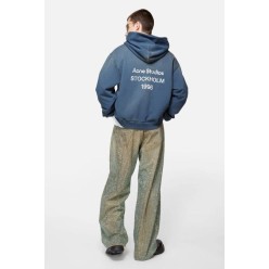 아** 백로고 워싱 후드