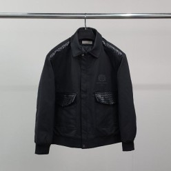 보** 레더패턴 포켓 자켓