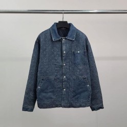 루* 퀄팅 데님 누빔 자켓