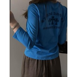 크* 25 세메터리 크로스 벨벳 롱슬리브  수입