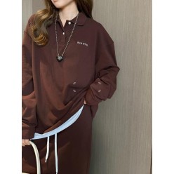 미*** 25 자수로고 폴로 루즈핏 롱슬리브  수입