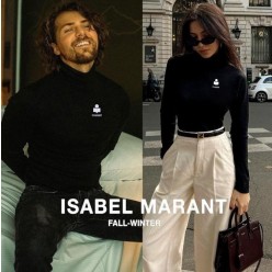 이** 마랑 클래식로고 커플 터틀넥