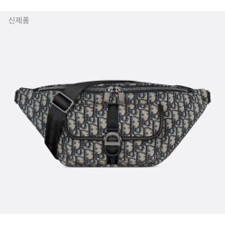 디* 8 벨트백 베이지  블랙 Di0r Oblique 자카드