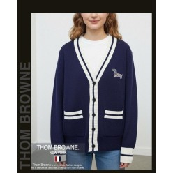 톰* 헥터 라인 배색 니트 가디건(25865)