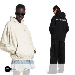 발**** 더블 로고 자수 후드