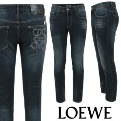 로** 아나그램 믹스 나염 진청 슬림 일자진 봄 신상