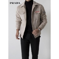 프** 벨티드 스웨이드자켓