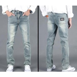 돌* 슬림 워싱 일자핏 청바지