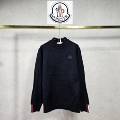 블랙오뚜기 삼선 반목 니트