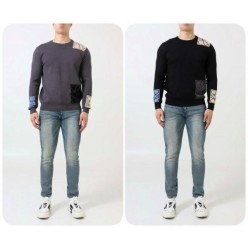 로** 아나그램 크루넥 스웨터