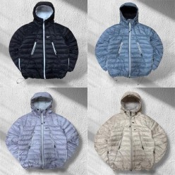 나** 미니로고 경량패딩