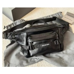 발**** 남성 아미 벨트백 라지 블랙