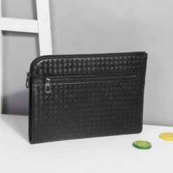 보** 앞지퍼 노트 클러치