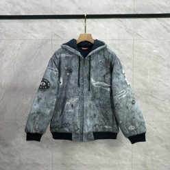 슈** HJR 트롱프 뢰유 후드 워크 자켓