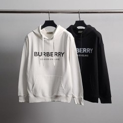 버** 베이직로고 코튼 후드티