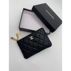 샤* 램스킨 금장 파우치