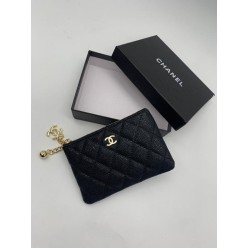 샤* 캐비어 금장 파우치