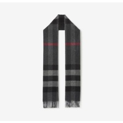 버** 머플러 그레이