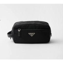 프** 리나일론 및 사피아노 가죽 여행용 파우치 풀박스