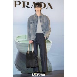 프** 디스트레스드 이펙트 데님 자켓  수입