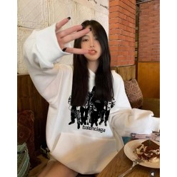 발**** 배드크루 후드티