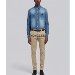 Mon하운드 블랙라벨 리안 워싱 청 셔츠