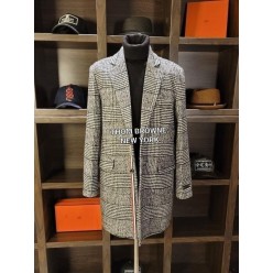 톰* 블랙라벨 texture 시그니쳐 글렌 삼선 뉴 하프 코트