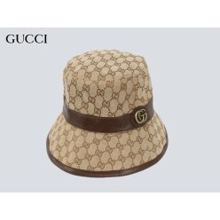 구* 브라운띠로고 버킷햇 벙거지모자