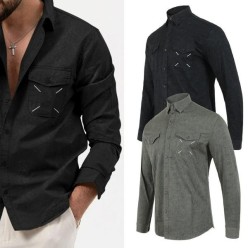 메* 마르지엘라 스티치 투포켓 셔츠