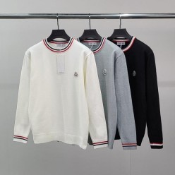 소매라인 라운드 니트