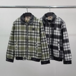 버** 래더패치 카라 누빔 자켓