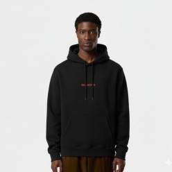 발**** 레드레터링 코튼 후드티