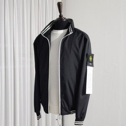 스* 로고패치 라인 자켓