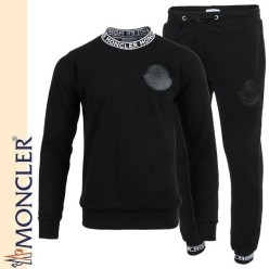 가죽 로고 맨투맨 셋업