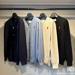 아* 드 꾀흐 엠브로이드 니트 가디건