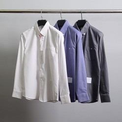 톰* 클래식 히든삼선 옥스포드 셔츠