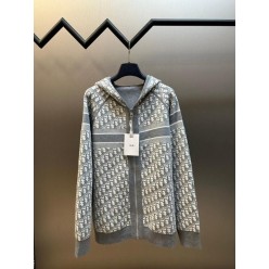 디* 오블리크 양면 후드집업