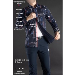 톰* 프리패턴 스판 셔츠